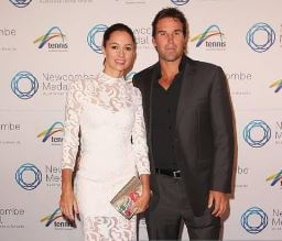 Lara Feltham With Husband Pat Rafter